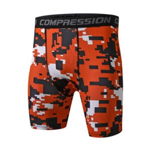 Compression tights gym shorts