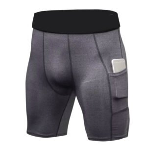 Compression tights gym shorts